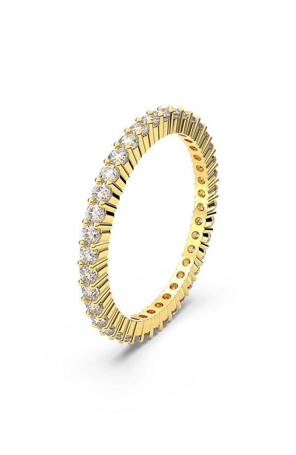 スワロフスキー レディース アクセサリー 指輪 Swarovski Matrix Band Ring White/ Gold ホワイト