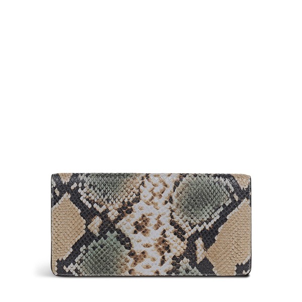 ラドリー レディース 付属品 紙入れ Radley Coin Street - Faux Snake Large Bifold Wallet Pineedle