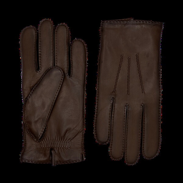 アニェル メンズ 添え物 グローブ Agnelle Arthur Lambskin Glove Fully Lined インチ Cashmere Whisky Patine