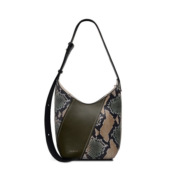 ラドリー レディース バッグ パッチワーク Radley Beaton Close - Patchwork Small Ziptop Crossbody Bag Pineedle
