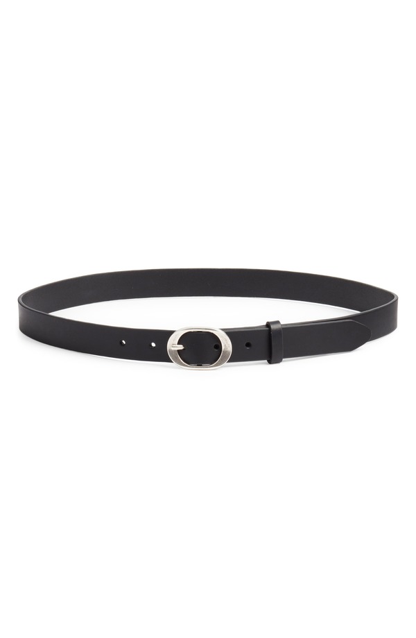 ラグアンドボーン レディース 付属物 胴締め なめし革 rag \u0026 bone Vera Slim Leather Belt Black 黒いこと バッグ・小物・ブランド雑貨-レディースベルト