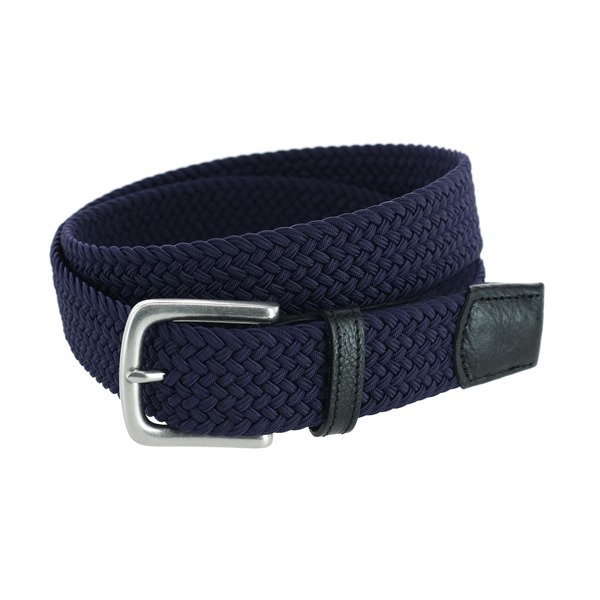 トラファルガー メンズ 付属品 ベルトール Trafalgariverside Big and Tall Solid Stretch Weave Belt Navy 米国海軍