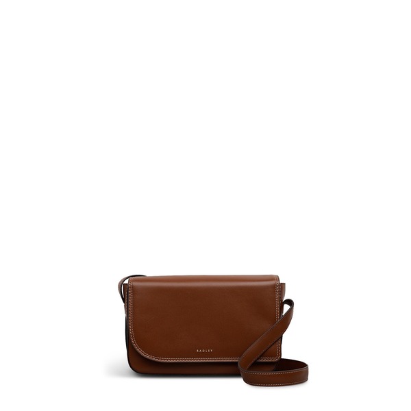 ラドリー レディース 御徒面子 Radley Pocket Street Small Flapover Crossbody Bag Cognac