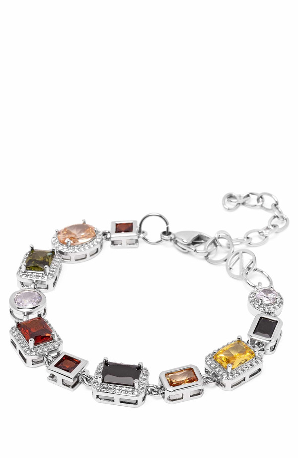 ナイアヤラ レディース アクセサリー ブレスレット・バングル・アンクレット Nialaya Silver Gemstone Bracelet Silver シルバー