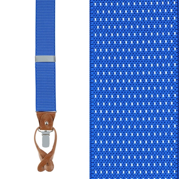 トラファルガー メンズ 付属品 ベルトール Trafalgar Big \u0026 Tall Napier Elasticonvertible Suspenders Blue 青み