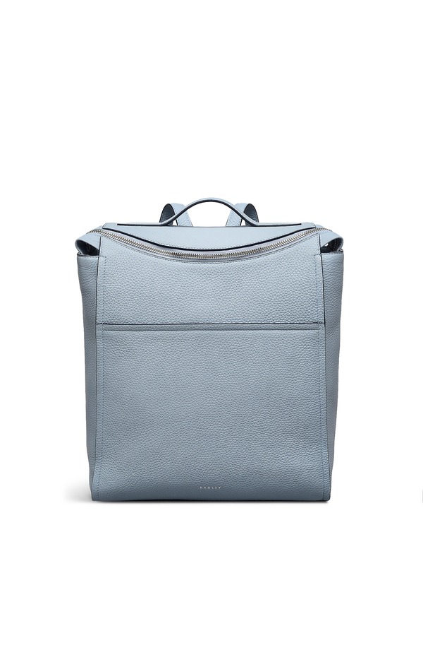 ラドリー レディース 御徒面子 うしろ側風呂敷き包み・背嚢 Radley Oak Street Medium Ziptop Backpack Smoke Blue 噴煙
