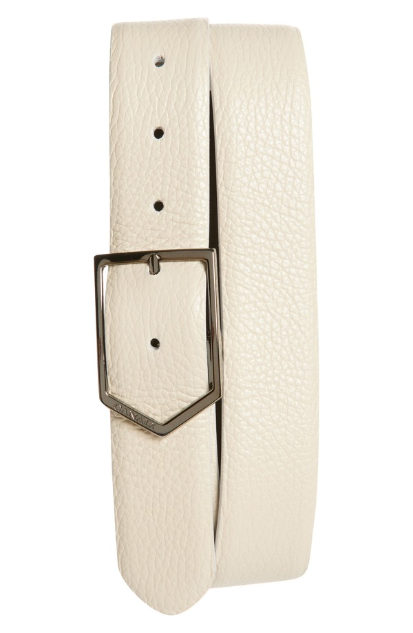 カナーリ メンズ 付属物 胴締め なめし革 Canali Tumbled Calfskin Leather Belt Light Beige ベージュ ベルト・サスペンダー-バッグ・小物・ブランド雑貨-メンズベルト