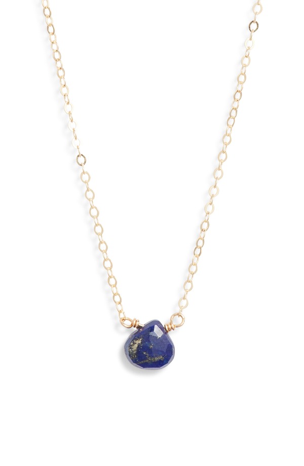 ナシェル レディース アクセサリー ネックレス・チョーカー レース Nashelle Birthstone Pendant Necklace Royal Blue Gold Fill ブルー