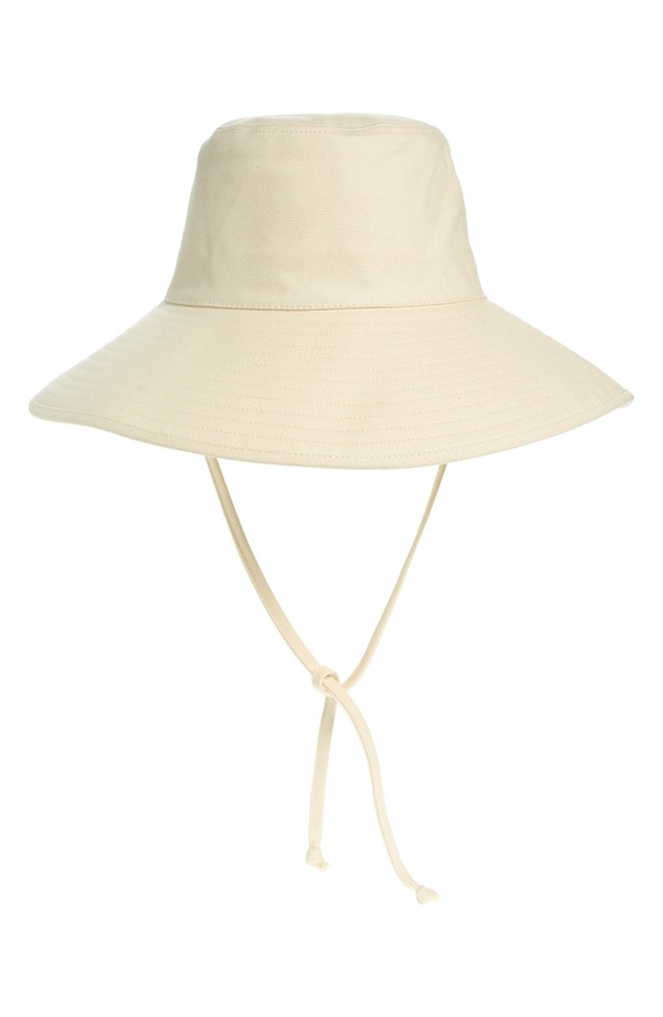 仕合わせオブ色合い レディース 付属品 かぶり笠 綿織物 Lack of Color Holiday Cotton Canvas Bucket Hat Beige ベージュ