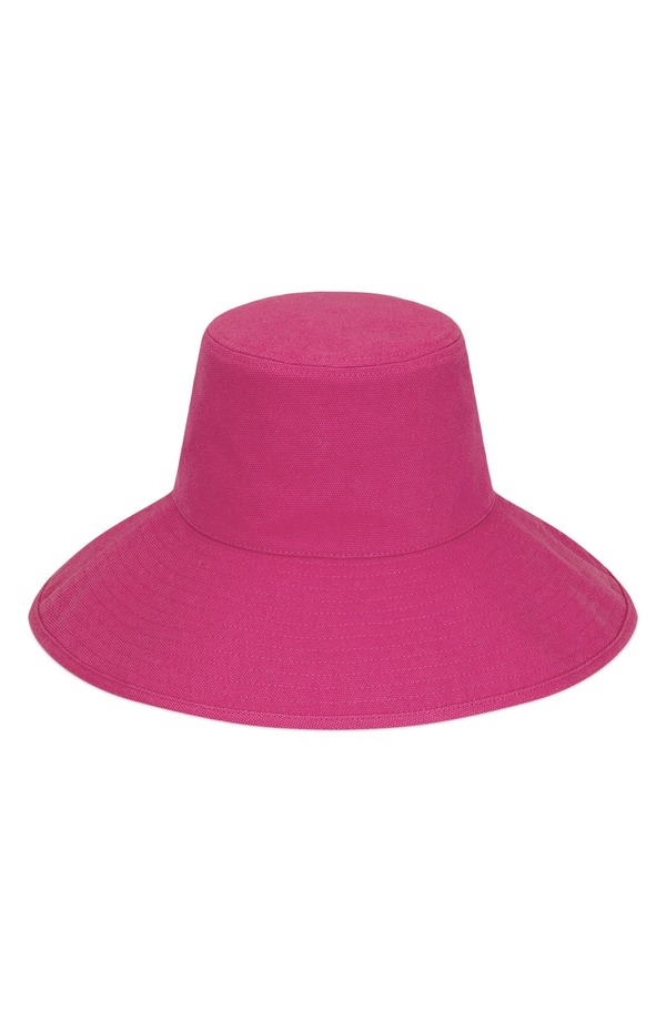 仕合わせオブ色合い レディース 付属品 かぶり笠 綿織物 Lack of Color Holiday Cotton Canvas Bucket Hat Fuchsia フューシャ