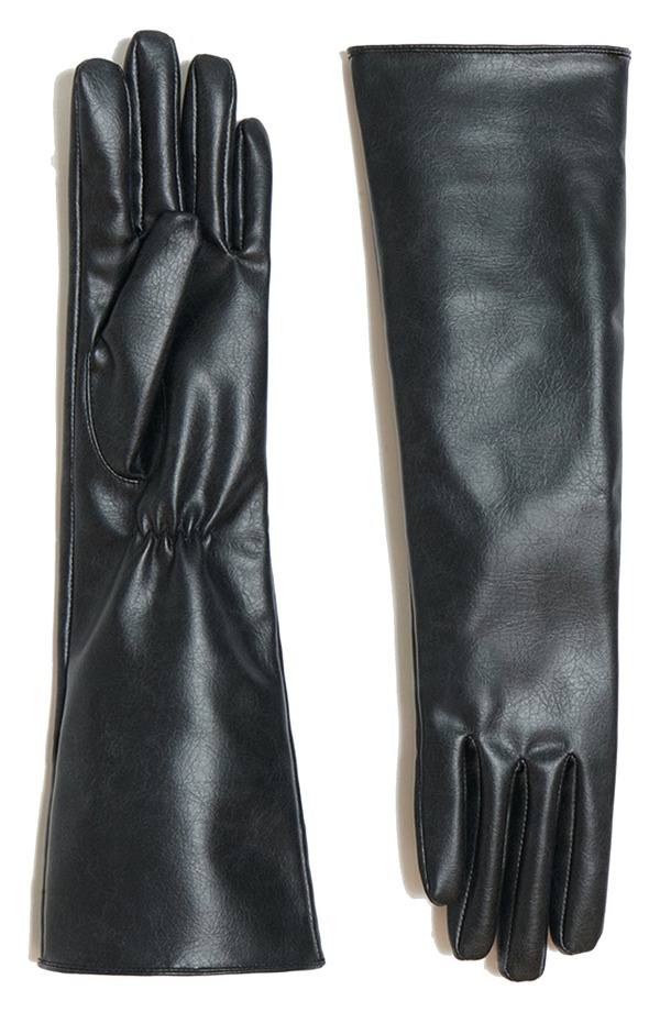 アパリス レディース アクセサリー 手袋 レザー フェイクレザー Apparis Gwen Faux Leather Gloves Noir 31,070円