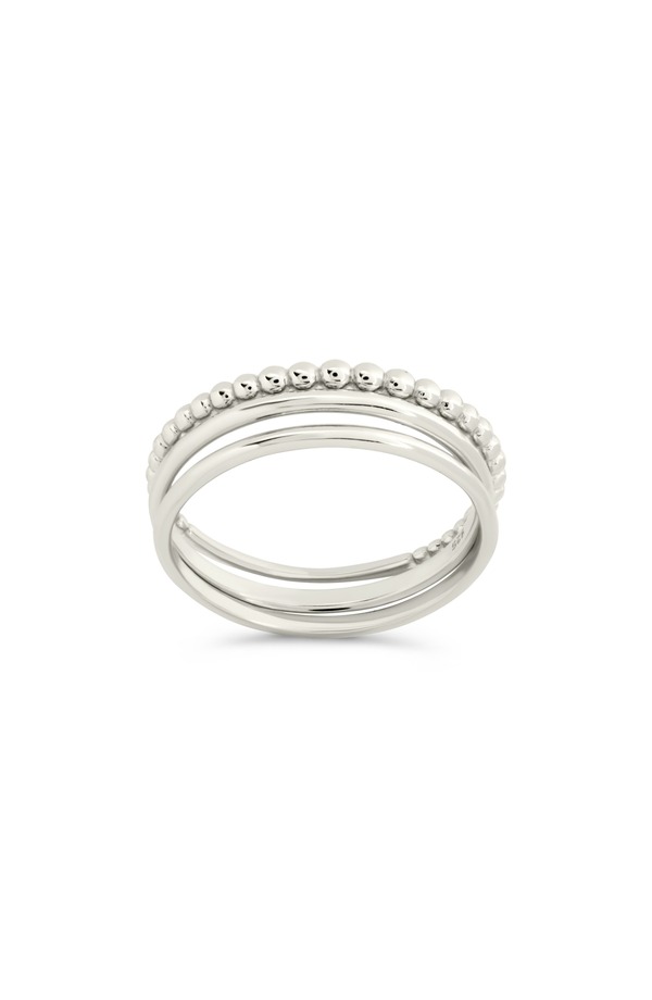 スターリングフォーエバー レディース アクセサリー 指輪 Sterling Forever Adele Stacking Ring Silver シルバー｜ReVida 店