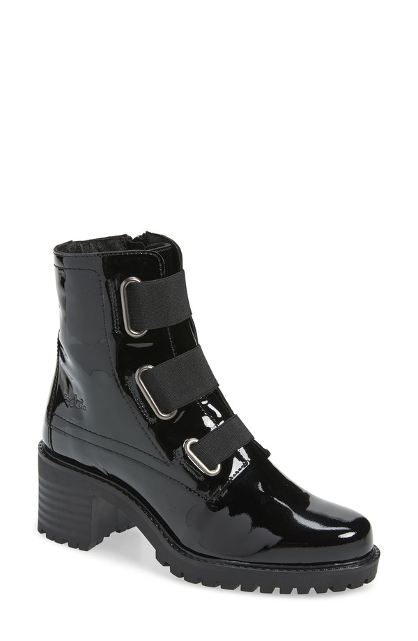ボスアンドコー レディース シューズ ブーツ・レインブーツ Bos. \u0026 Co. Indie Waterproof Bootie Black Patent Leather ブラック