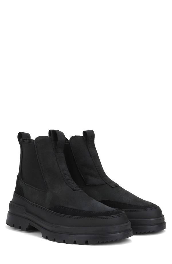 パジャール メンズ シューズ ブーツ・レインブーツ チェルシーブーツ チェルシー Pajar Messi Waterproof Ice-Gripper Chelsea Boot Black Nubuck ブラック