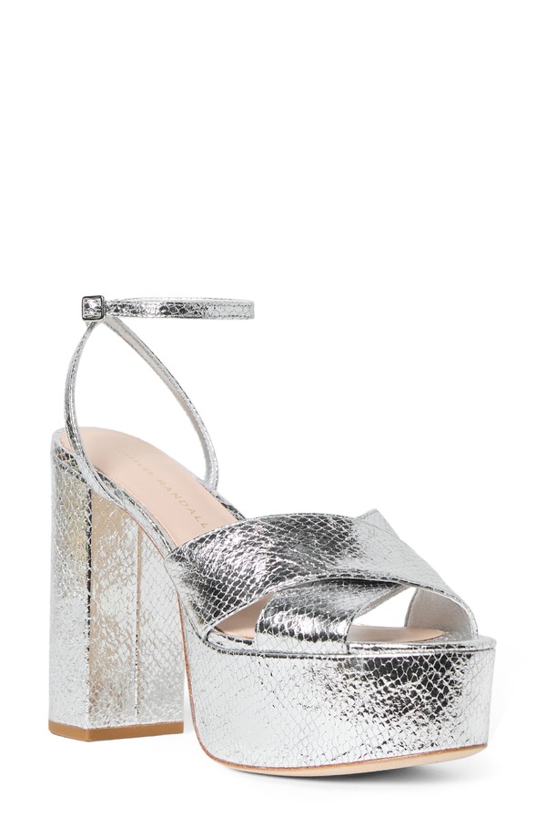 ロフラー ランダル レディース シューズ ヒール プラットフォーム サンダル Loefflerandalloretta Platform Sandal Silver シルバー 46,680円