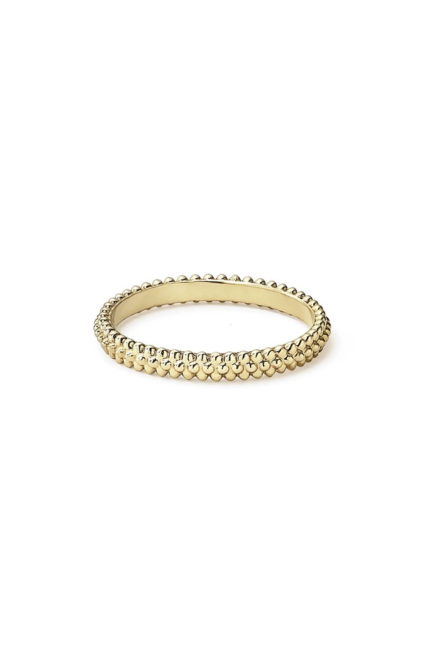 ラゴス レディース アクセサリー 指輪 LAGOS Caviar Beaded Stacking Ring Yellow Gold イエロー