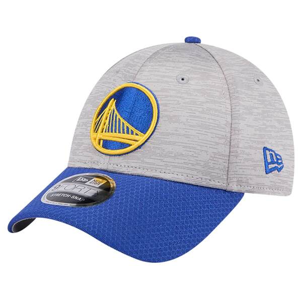 ニューエラ メンズ アクセサリー 帽子 Men's New Era Heather Gray/Royal Golden State Warriors Active Digi-Tech Two-Tone 9FORTY Adjustable Hat Heather Gray グレー|ReVida 店