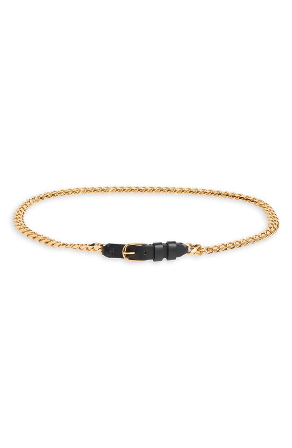 ニリロータン レディース 付属物 三尺帯 Nili Lotanicolette Chain Belt Black 黒いこと
