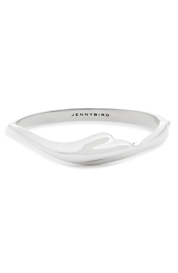 ジェニーバード レディース アクセサリー ブレスレット・バングル・アンクレット JENNY BIRD Portia Hinged Bracelet Platinum