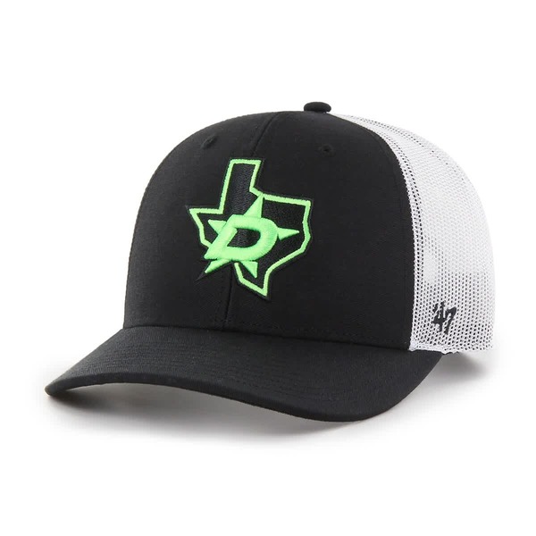 フォーティーセブン メンズ アクセサリー 帽子 Men's '47 Black/White Dallastars Prestige Adjustable Trucker Hat Black ブラック|ReVida 店
