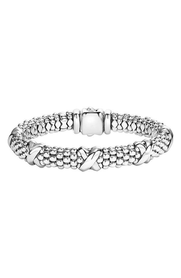 ラゴス レディース アクセサリー ブレスレット・バングル・アンクレット LAGOSignature Caviar Oval Rope Bracelet Sterling Silver シルバー