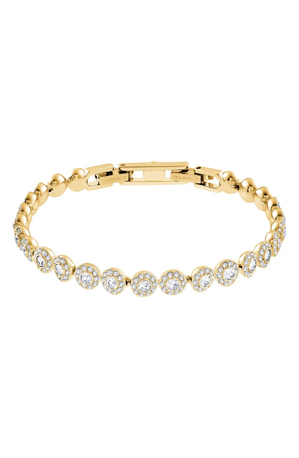 スワロフスキー レディース アクセサリー ブレスレット・バングル・アンクレット Una Swarovski Crystaline Bracelet Gold ゴールド｜ReVida 店
