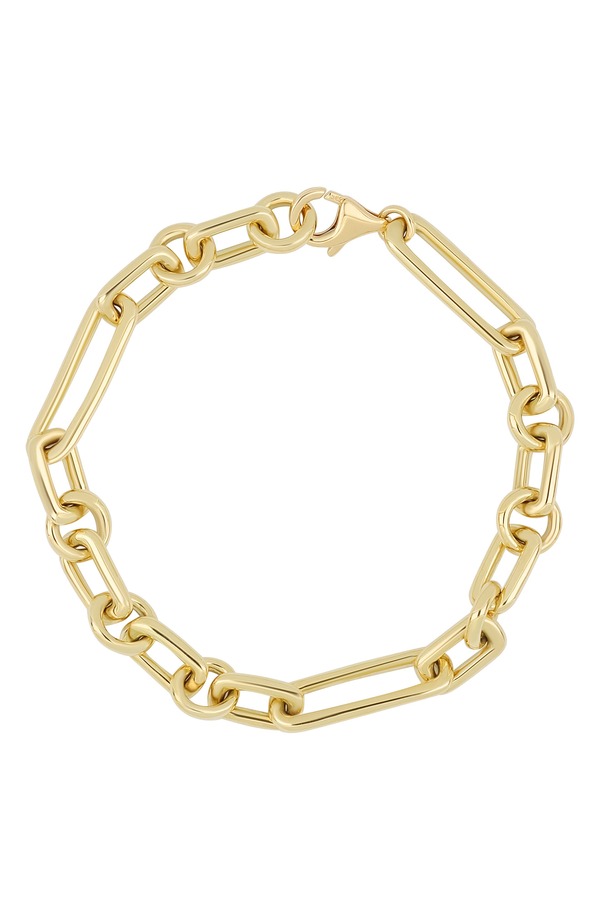 ボニー レヴィ レディース アクセサリー ブレスレット・バングル・アンクレット Bony Levy 14K Gold Mixed Link Chain Bracelet 14K Yellow Gold イエロー