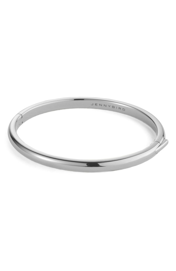 ジェニーバード レディース アクセサリー ブレスレット・バングル・アンクレット JENNY BIRD Remi Hinge Bangle Bracelet Platinum|ReVida 店