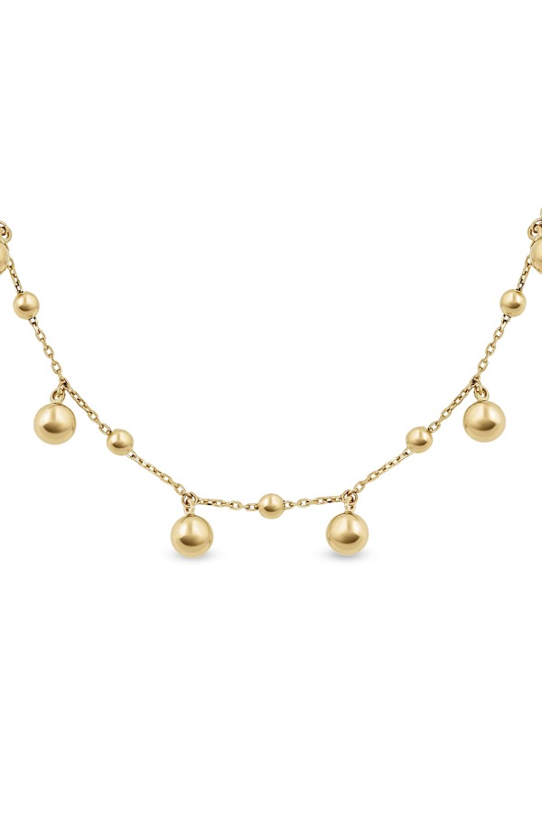 ボニー レヴィ レディース アクセサリー ネックレス・チョーカー レース Bony Levy 14K Gold Sphere Stationecklace 14K Yellow Gold イエロー｜ReVida 店
