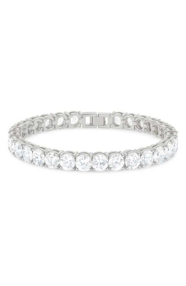 スターリングフォーエバー レディース アクセサリー ブレスレット・バングル・アンクレット Sterling Foreveround Cut Cubic Zirconia Tennis Bracelet Silver シルバー 18,801円