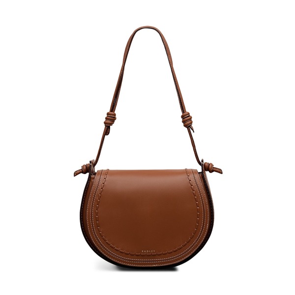 ラドリー レディース バッグ Radley The Camden Medium Flapover Shoulder Bag Cognac｜ReVida 店