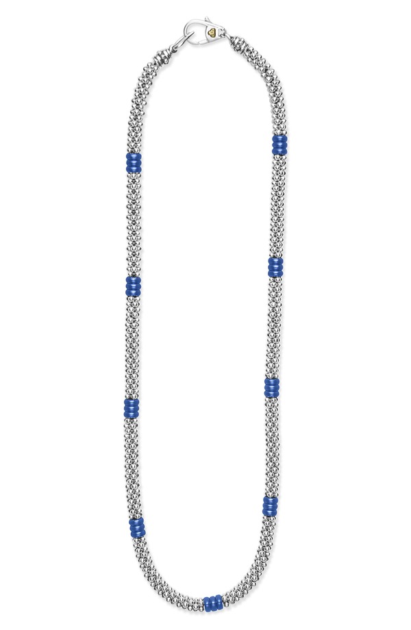 ラゴス レディース アクセサリー ネックレス・チョーカー レース LAGOS Blue Caviar Ceramicollar Necklace Ultramarine ブルー