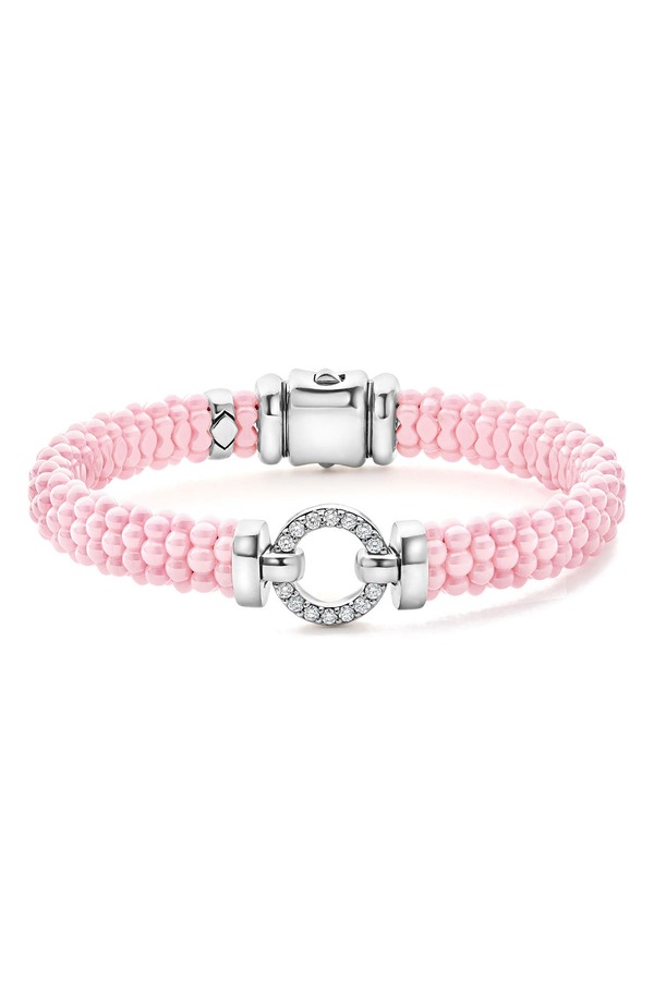 ラゴス レディース アクセサリー ブレスレット・バングル・アンクレット LAGOS Pink Caviar Ceramic Bead Pav Diamond Bracelet Pink ピンク