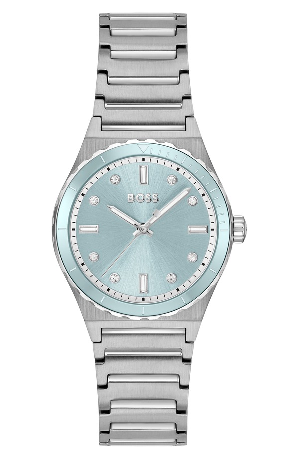 ボス レディース アクセサリー 腕時計 BOSS Candor Bracelet Watch 32mm Light Blue ブルー