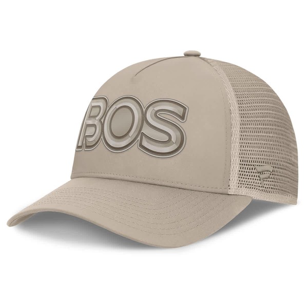 ファナティクス レディース 付属品 鳥打ち帽 Women\u0027s Fanatics Tan Boston Bruins Authentic Proad Trucker Adjustable Hatan タン レディース帽子-ハット