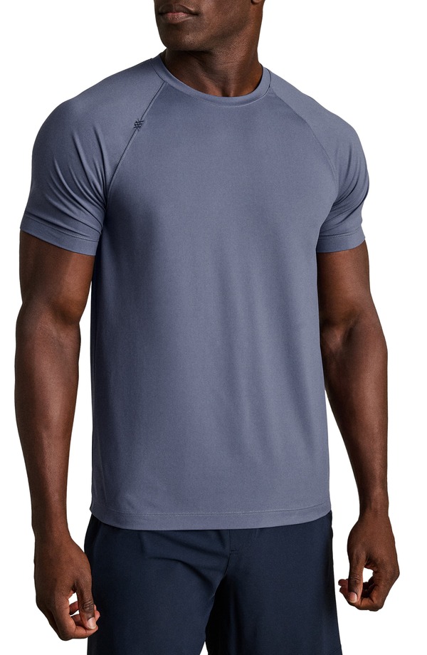 ローヌ メンズ トップス Tシャツ Rhone Reign Performance T-Shirt Shale Blue ブルー
