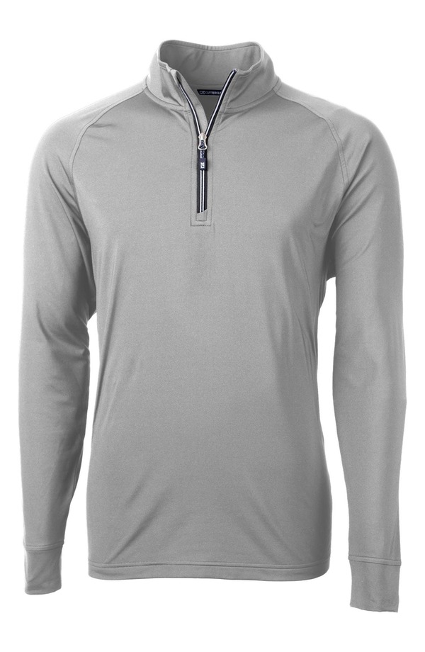 裁断師アンドうしろ側 メンズ アウター パーカー・スウェット ハーフジップ 編み物 Cutter \u0026 Buck Adapt Knit Quarter Zipullover Polished