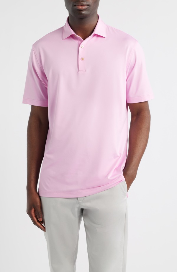 ピーター・ミラー メンズ トップス ポロシャツ Peter Millar Solid Performance Polo Pink Parfait ピンク 24,600円