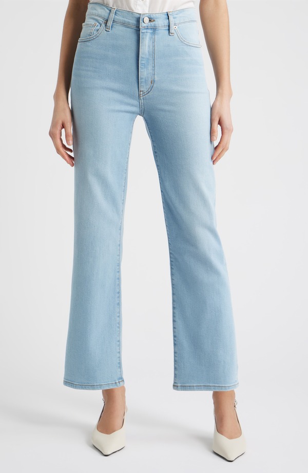 フレーム レディース ボトムス デニムパンツ ストレート ハイウエスト アンクル ジーンズ FRAME Le Sleek High Waist Ankle Straight Leg Jeans Hush