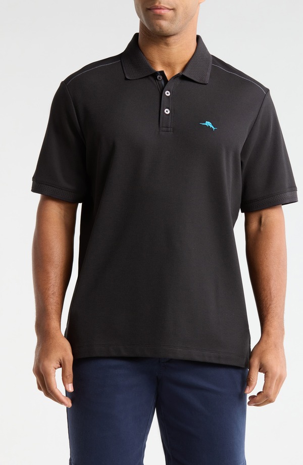 トッミーバハマ メンズ トップス ポロシャツ Tommy Bahama Emfielder Icon Solid IslandZone Polo Black ブラック 24,336円