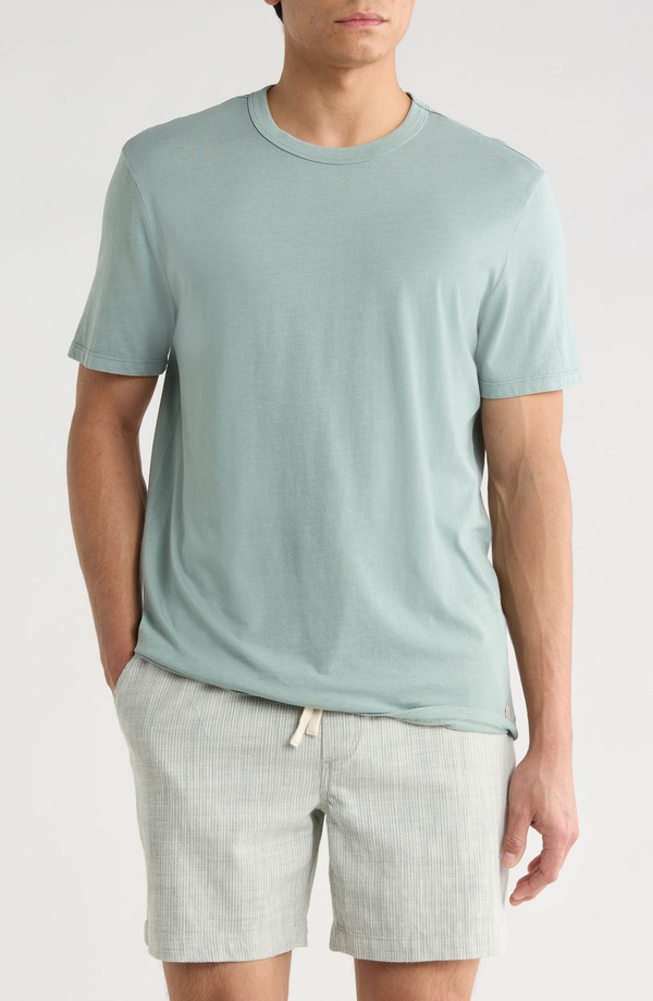 マリーン レイヤー メンズ トップス Tシャツ Marine Layer Signature Sea Change T-Shirt Icebergreen グリーン