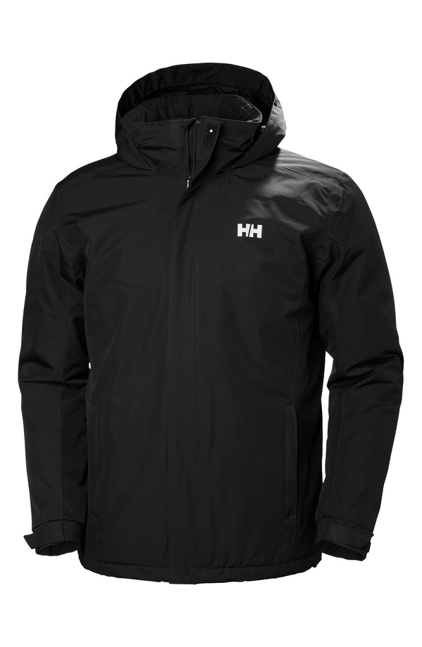 ヘリーハンセン メンズ アウター ジャケット・ブルゾン フーデッドジャケット Helly Hansen Dubliner Waterproof Insulated Hooded Jacket Black ブラック