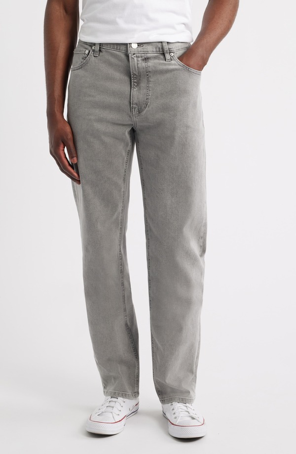 フレーム メンズ ボトムス デニムパンツ ストレート ジーンズ FRAME Modern Straight Leg Jeans Null｜ReVida 店