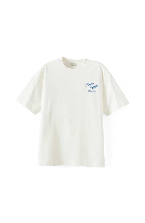 コットンオン メンズ トップス Tシャツ Cotton Box Fitext-Shirt Vintage White Royale Grande ホワイト