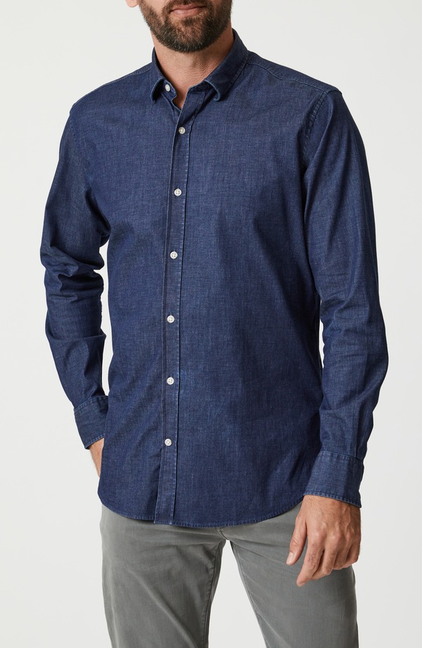 ３４ヘリテージ メンズ トップス プルオーバー ジーンズ 34 Heritage Stretch Denim Button-Up Shirt Medium ジーンズ