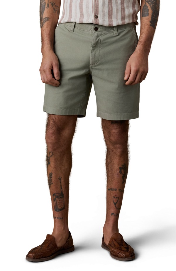 ファレティ メンズ ボトムス 二分の一ズボン下・さる股引き 遊撃手ズボン下 Faherty Essential 8-Inchino Shorts Trail Olive オリーブ