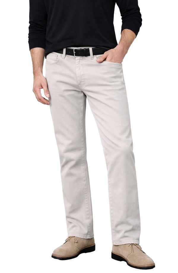 フィデリティ デニム メンズ ボトムス デニムパンツ ストレート ジーンズ Fidelity Denim Jimmy Slim Straight Leg Jeans Putty