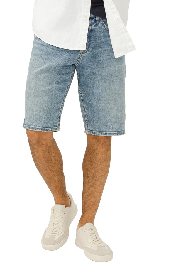 シルバー ジーンズ メンズ ボトムス デニムパンツ リラックスフィット ショートパンツ Silver Jeans Co. Zac Relaxed Fit Denim Shortsplit デニム