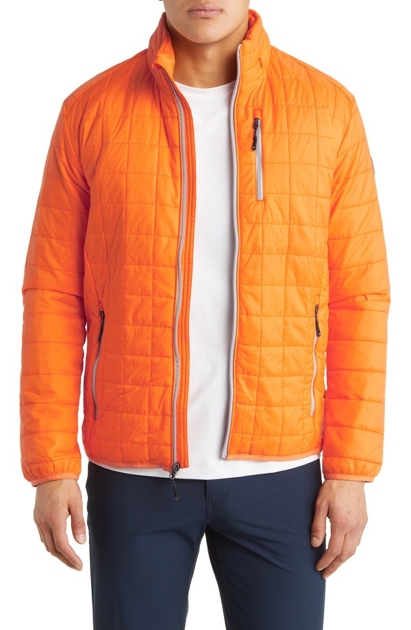 裁断師アンドうしろ側 メンズ アウター 上衣・上衣 Cutter \u0026 Buck Rainier PrimaLoft Full Zip Jacket Satsuma メンズファッション-コート・ジャケット