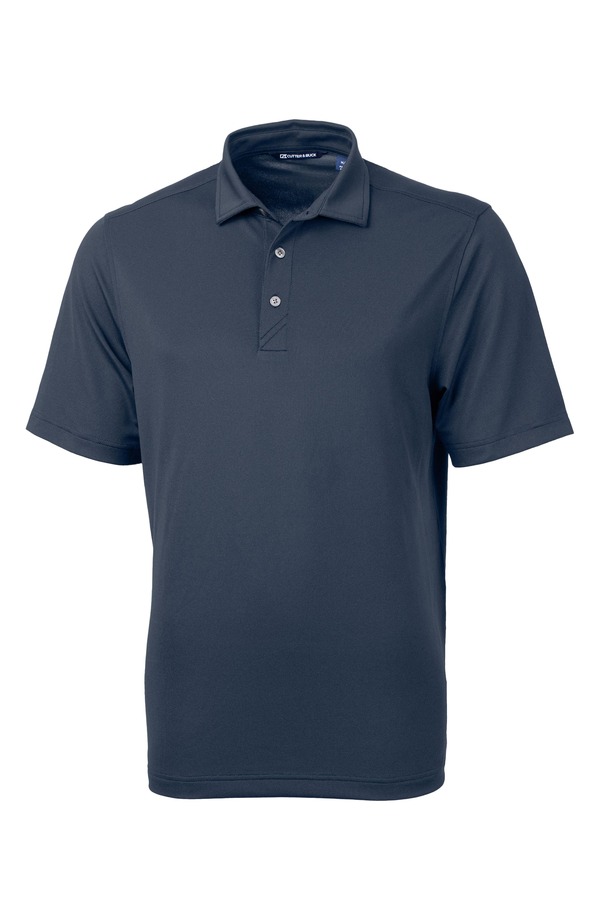 カッターアンドバック メンズ トップス ポロシャツ Cutter & Buck Virtue Piqu Recycled Blend Polo Navy Blue ネイビー